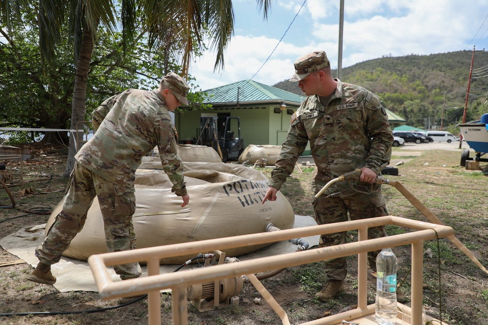 Missouri Army National Guard water purification team supports essential services during TRADEWINDS 25