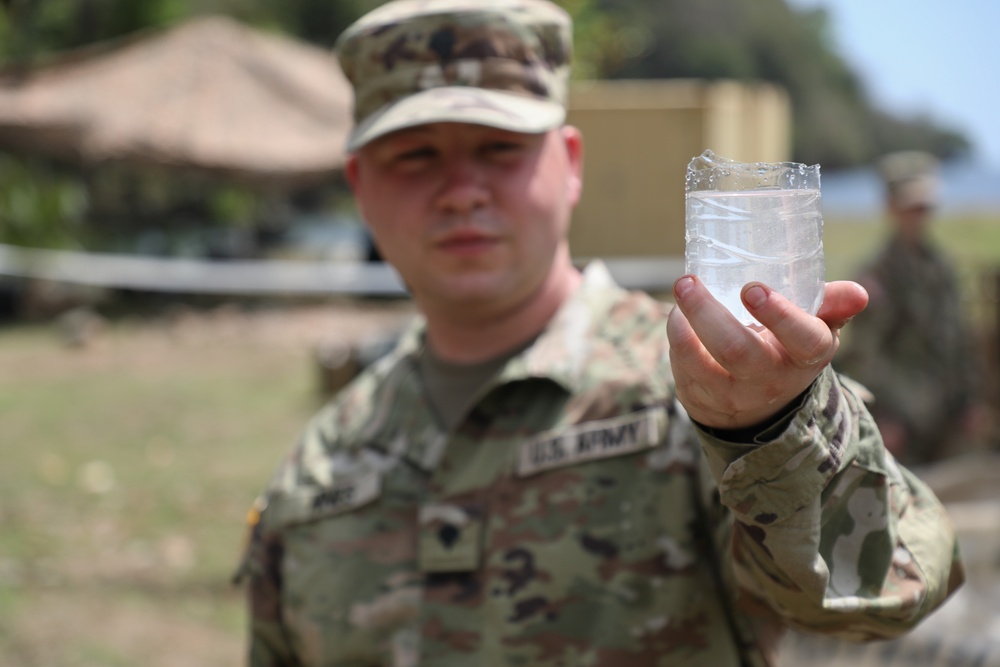 Missouri Army National Guard water purification team supports essential services during TRADEWINDS 25