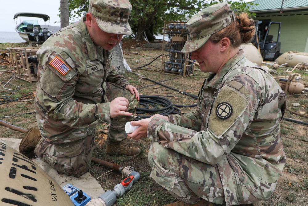 Missouri Army National Guard water purification team supports essential services during TRADEWINDS 25