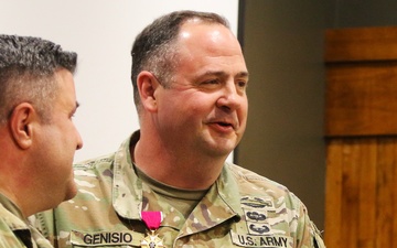 MOLINE POLICE LIEUTENANT AND COMBAT VETERAN RETIRES FROM THE ILLINOIS ARMY NATIONAL GUARD WITH TOP ENLISTED RANK, OVER 30 YEARS OF SERVICE