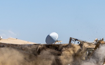Former USAF Plant 42 Air Traffic Control Tower Removed