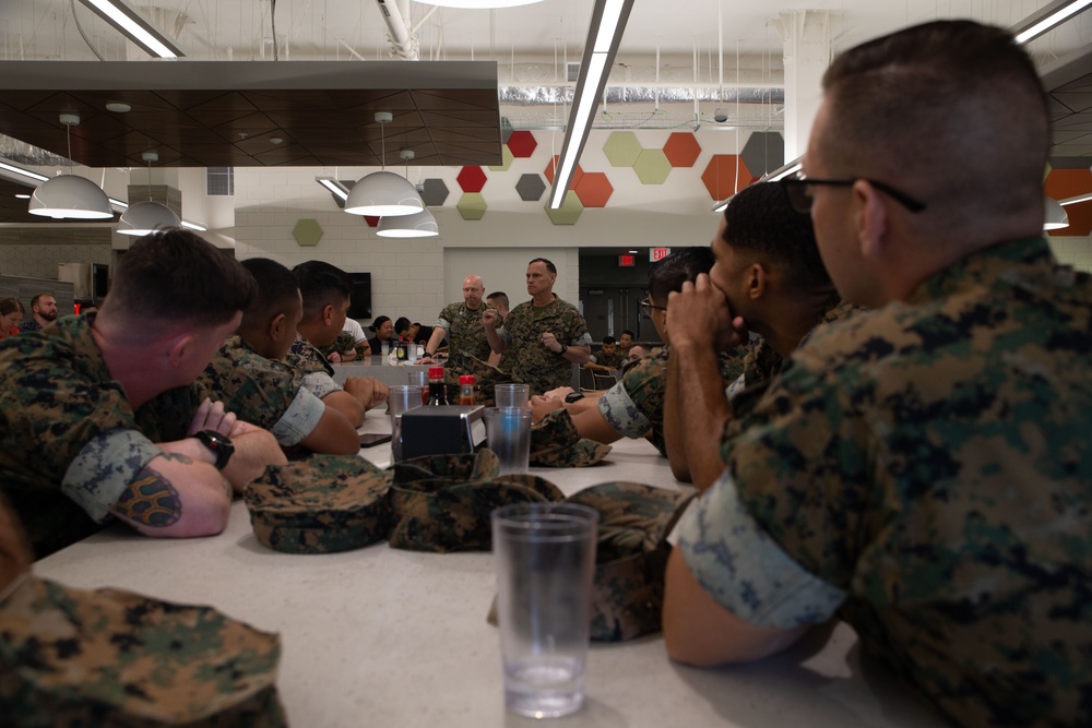 Commanding General of MCIPAC recognizes Marines and staff of Camp Blaz