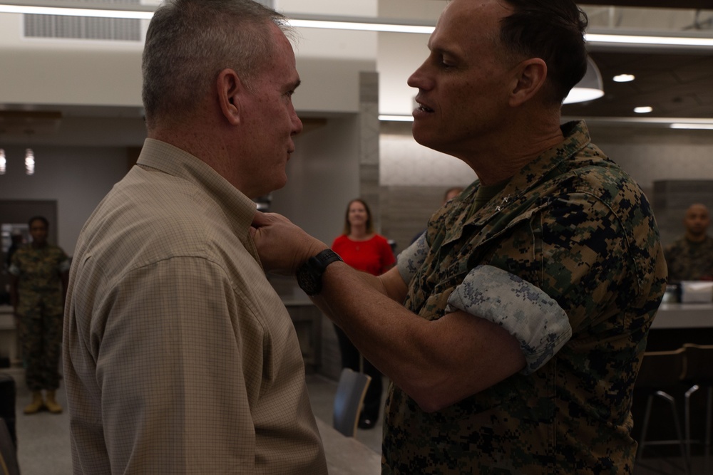 Commanding General of MCIPAC recognizes Marines and staff of Camp Blaz