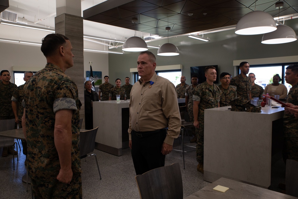 Commanding General of MCIPAC recognizes Marines and staff of Camp Blaz