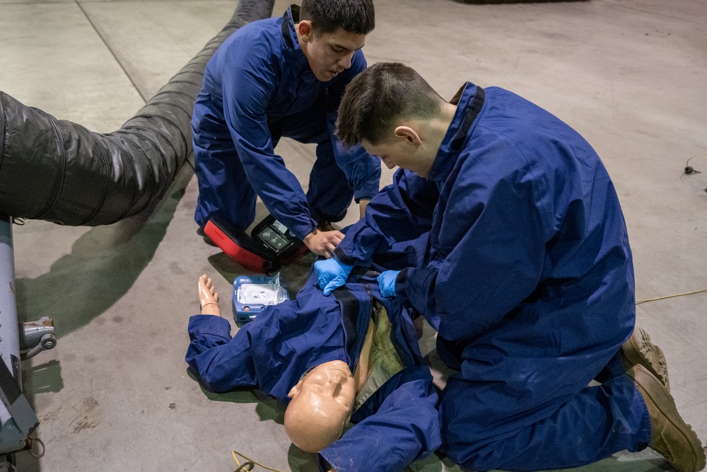 Ready Airmen enhance skills in fuel tank extraction exercise