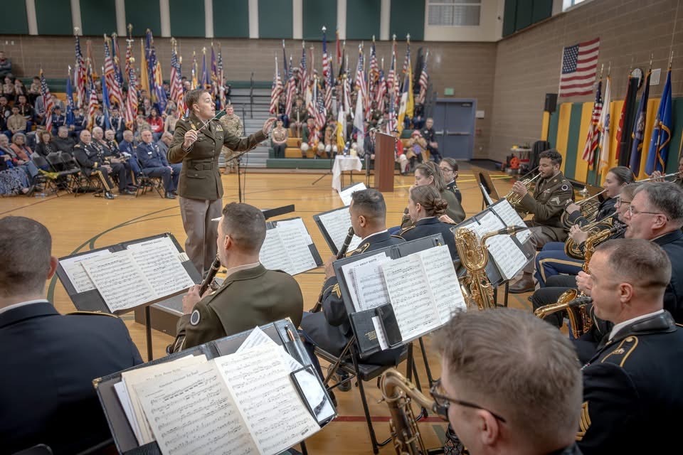 56th Army Band performs at Pioneer Middle School