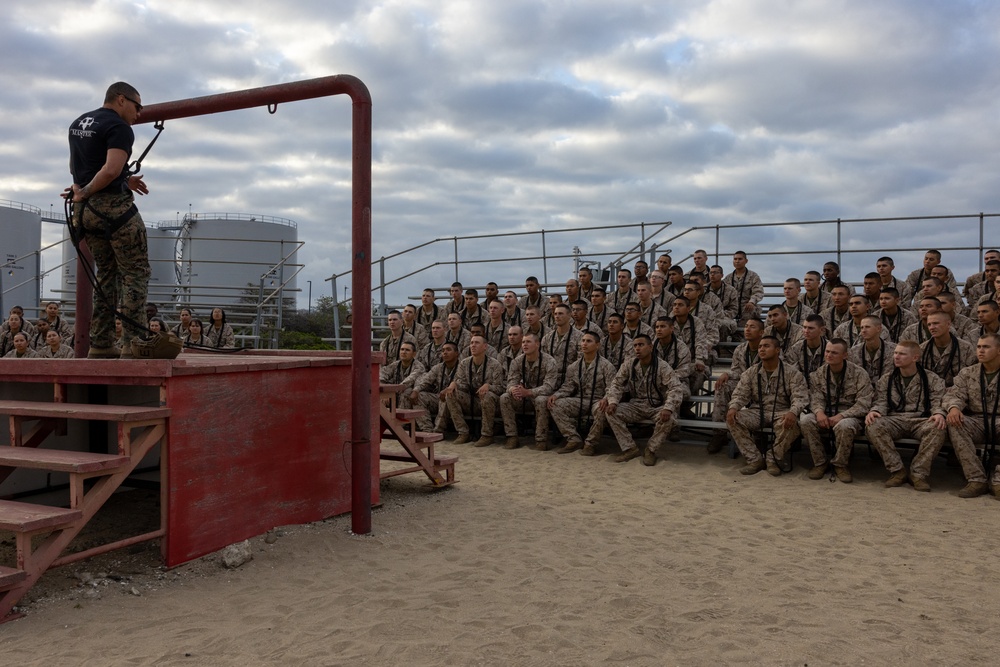 Alpha Company Rappel Tower