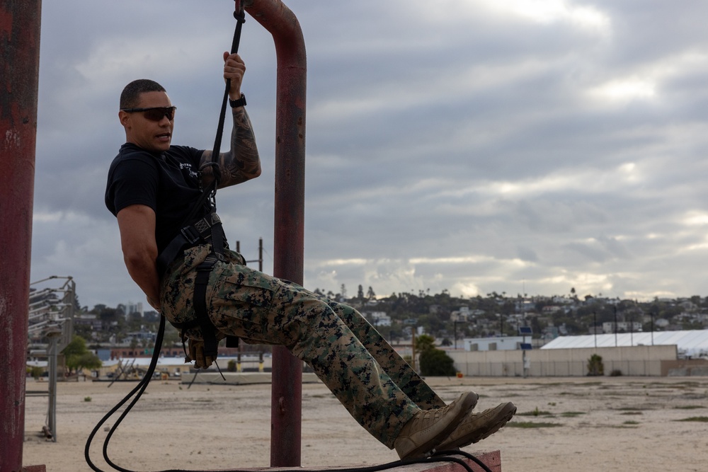Alpha Company Rappel Tower