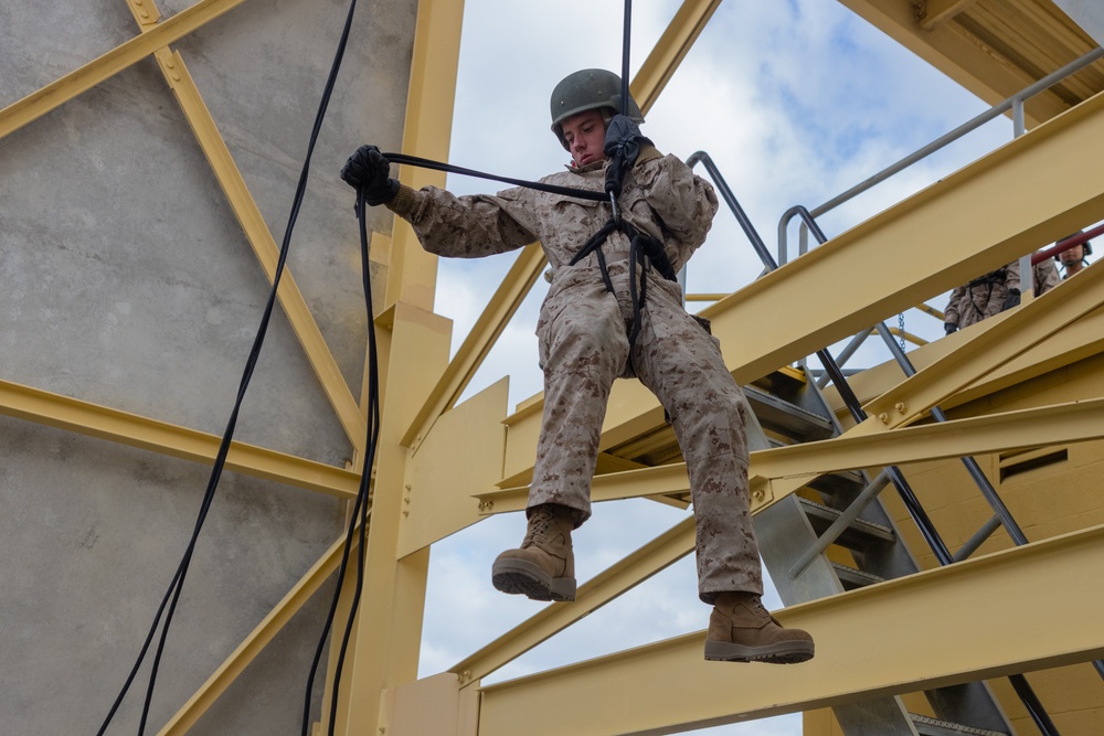 Alpha Company Rappel Tower
