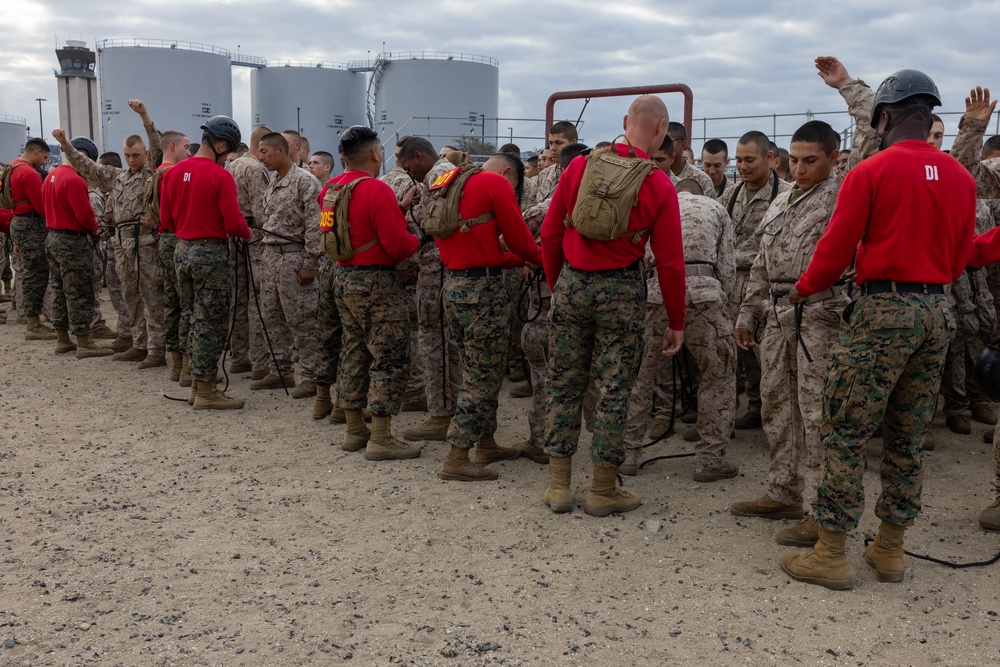 Alpha Company Rappel Tower