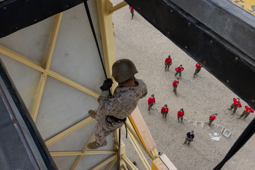 Alpha Company Rappel Tower