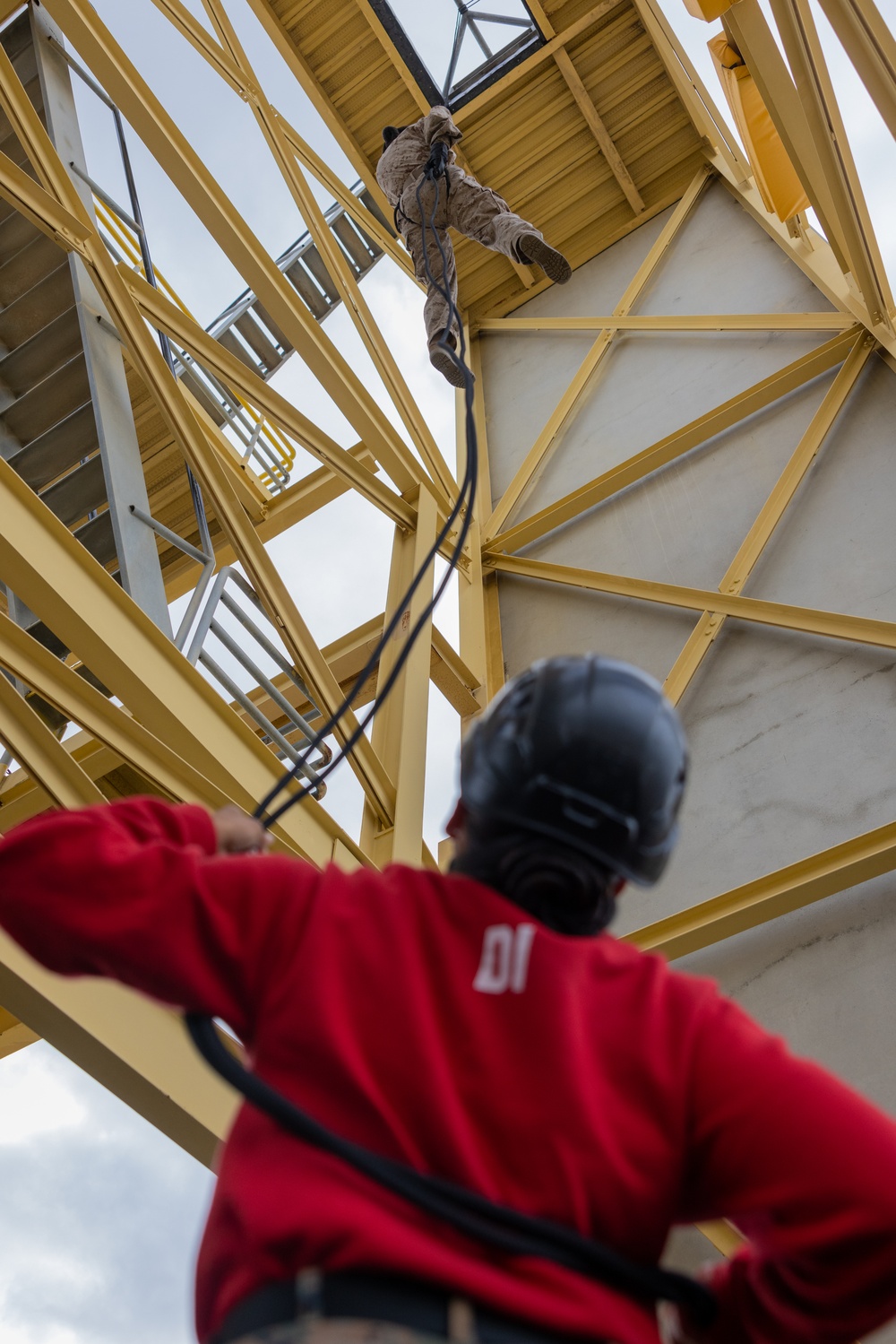 Alpha Company Rappel Tower