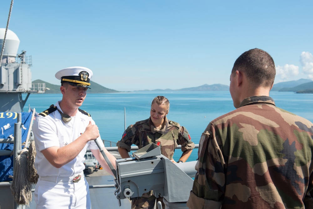 Blue Ridge hosts ship tours in Noumea, New Caledonia