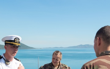 Blue Ridge hosts ship tours in Noumea, New Caledonia