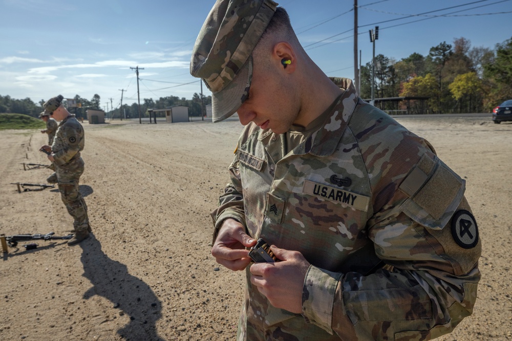 New Jersey Best Warrior Competition M4 and M17 qualification