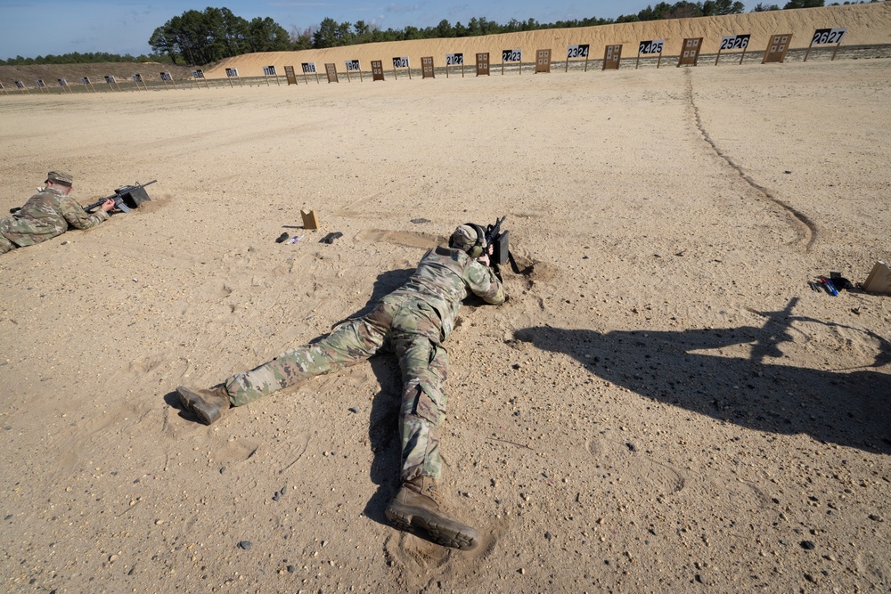 New Jersey Best Warrior Competition M4 and M17 qualification
