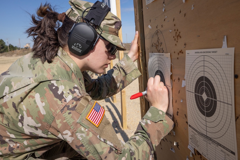 New Jersey Best Warrior Competition M4 and M17 qualification