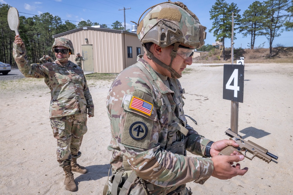 New Jersey Best Warrior Competition M4 and M17 qualification