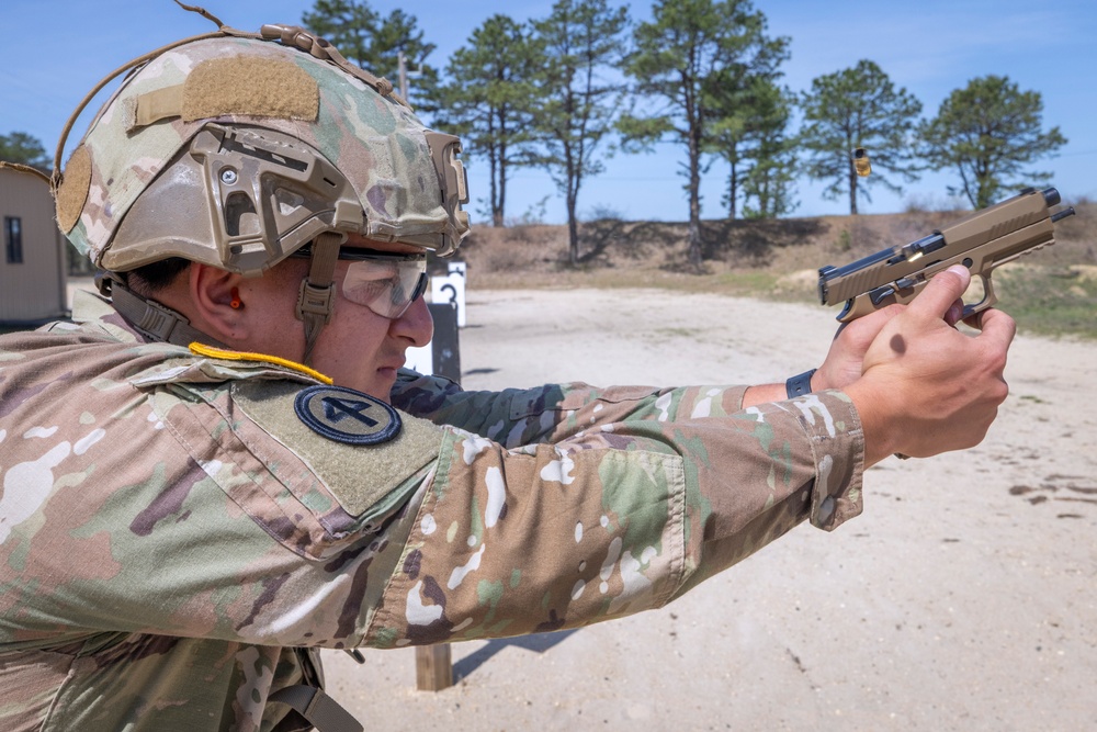 New Jersey Best Warrior Competition M4 and M17 qualification