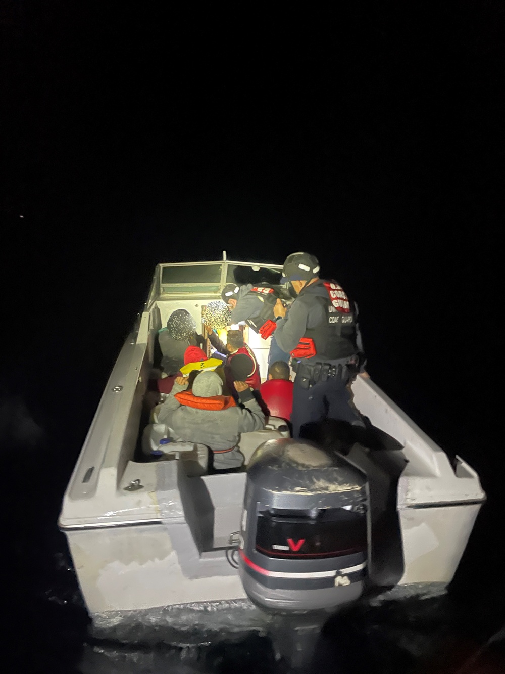 Coast Guard apprehends 15 aliens during an interdiction off San Diego coast