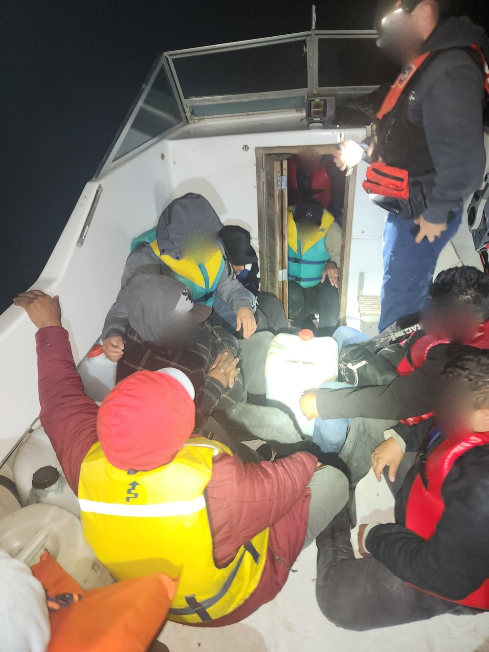Coast Guard apprehends 15 aliens during an interdiction off San Diego coast