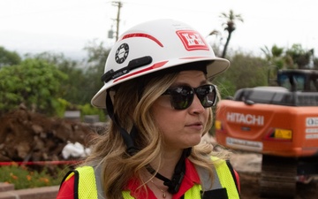 USACE safety team protects workers from hidden hazards after the flames