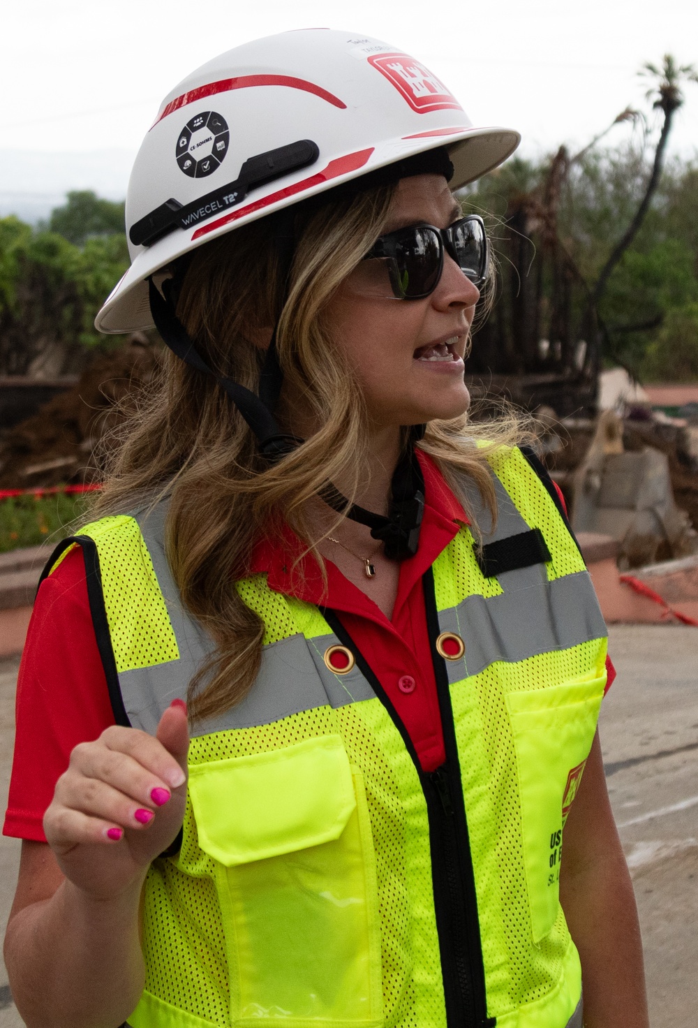 USACE safety team protects workers from hidden hazards after the flames