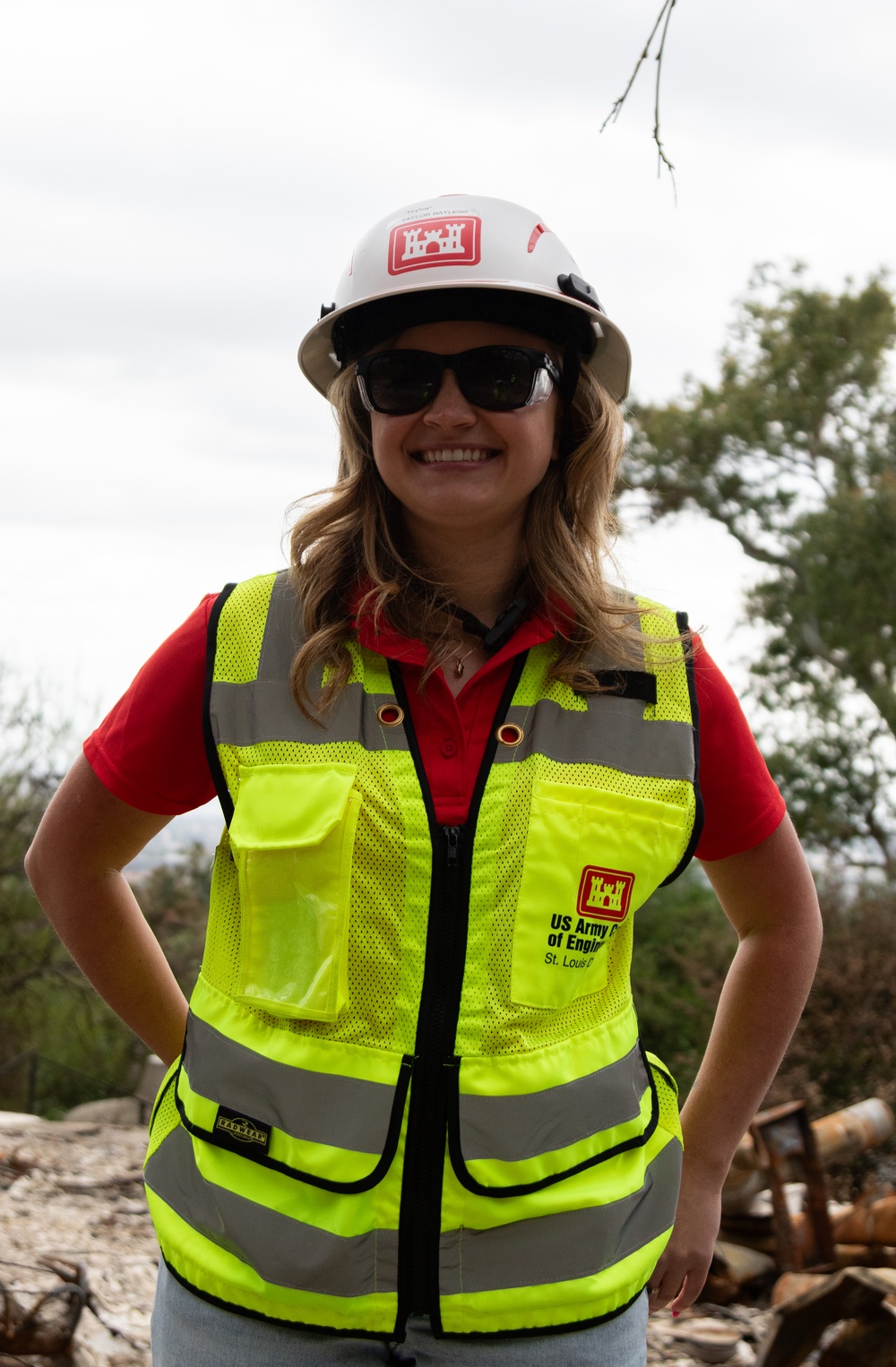 USACE safety team protects workers from hidden hazards after the flames