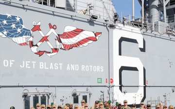 USS America (LHA 6) Hosts Commander, Task Force 76 Commander's Conference