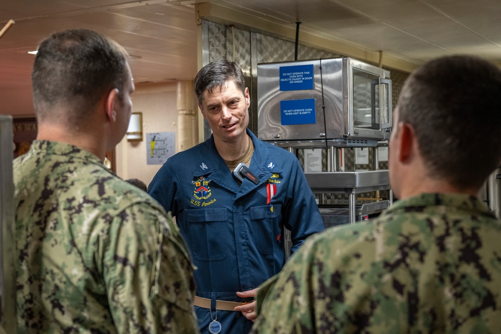 USS America (LHA 6) Hosts Commander, Task Force 76 Commander's Conference