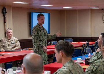 USS America (LHA 6) Hosts Commander, Task Force 76 Commander's Conference