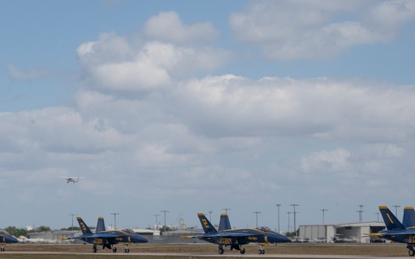 Media Day on the Flight Line: Blue Angels Land in Fort Lauderdale
