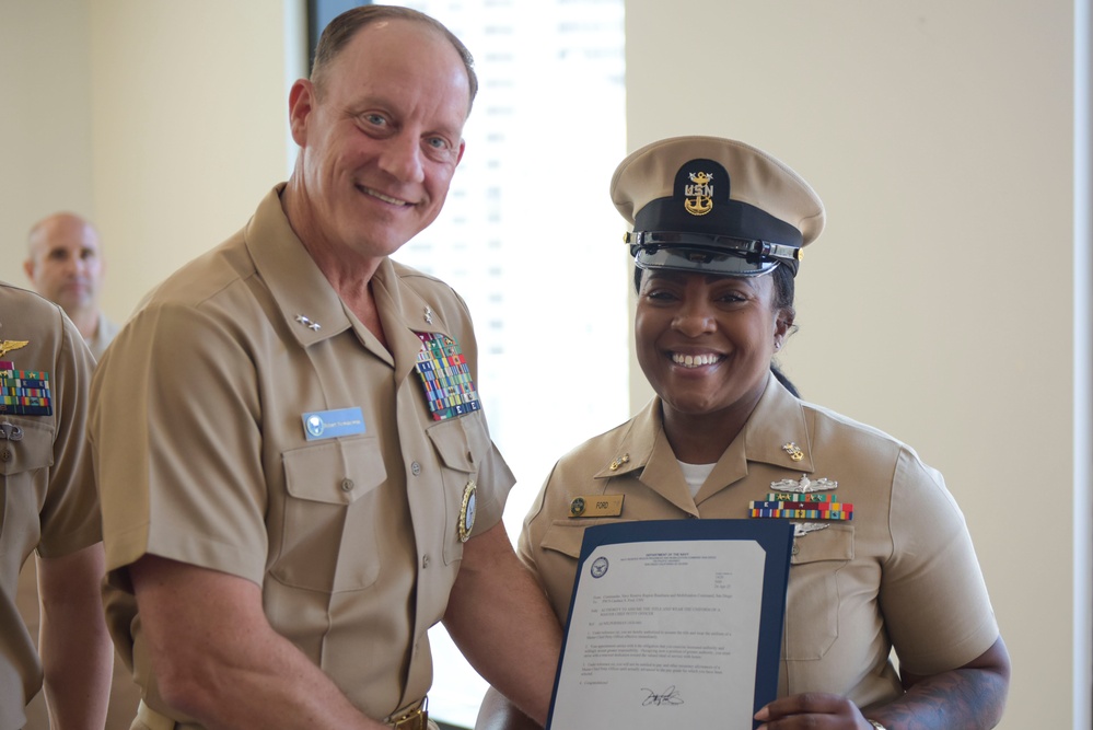 Redcom SD Senior Chief/Master Chief Pinning Ceremony