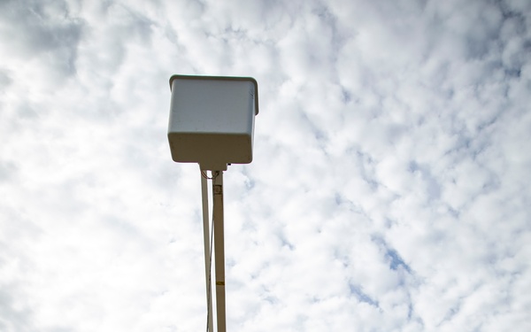 Gavins Point maintenance crew replaces damaged light pole