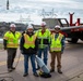 Gavins Point maintenance crew replaces damaged light pole