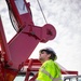 Gavins Point maintenance crew replaces damaged light pole