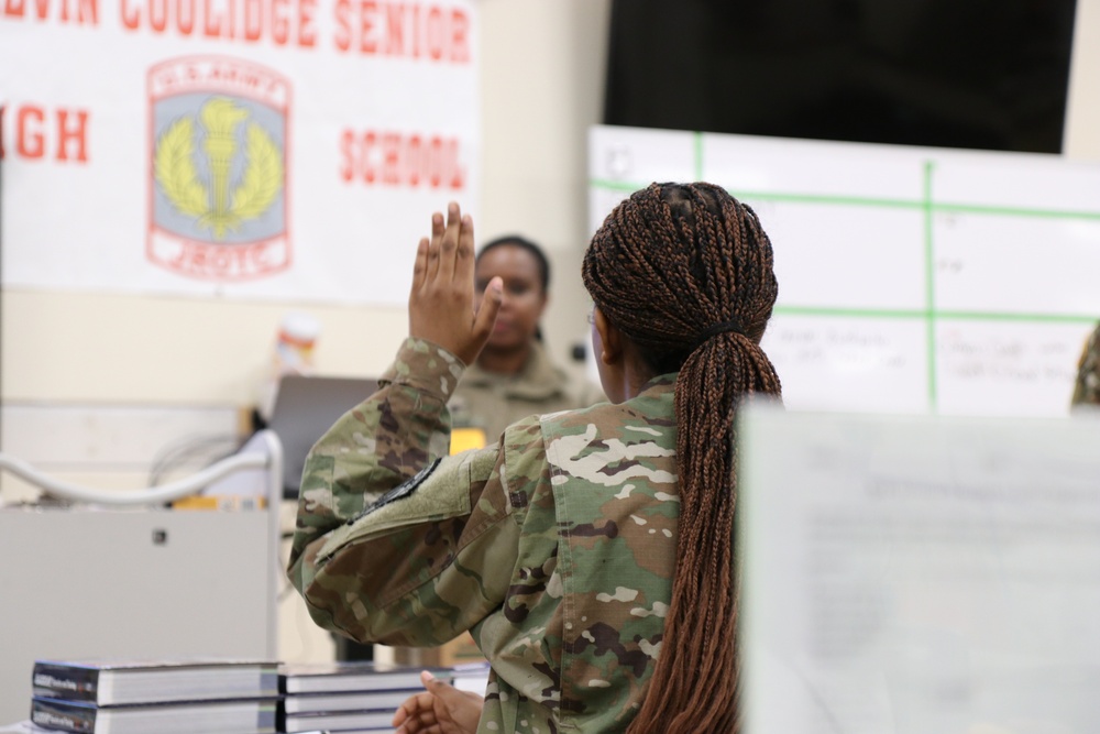 DC National Guard DDRO Teams Up with JROTC to Strengthen Youth Drug Prevention at Coolidge High School