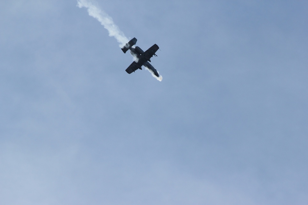 A-10s Train at Grayling Air Gunnery Range