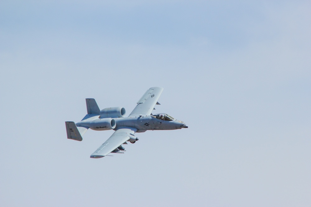 A-10s Train at Grayling Air Gunnery Range