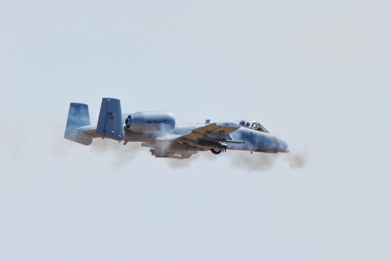 A-10s Train at Grayling Air Gunnery Range