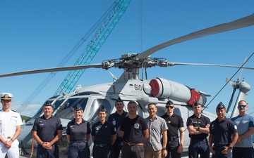 Blue Ridge hosts ship tours for the French Police Nationale