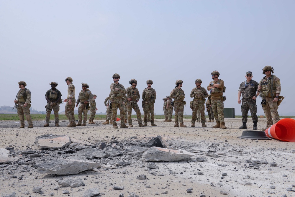Osan’s first joint, combined IRON RADR exercise improves airfield restoration capabilities