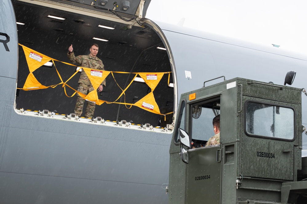 514th Airmen team up with Air National Guard for total force cargo training