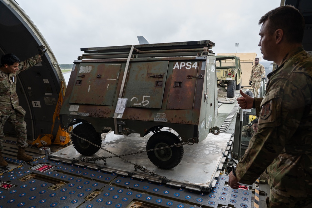 514th Airmen team up with Air National Guard for total force cargo training