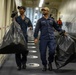 Tripoli Sailors Offload Trash