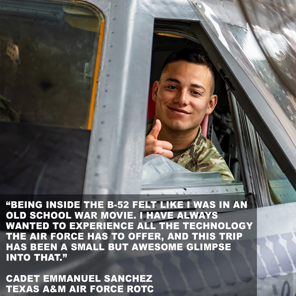 Texas A&amp;M ROTC cadets visit Barksdale