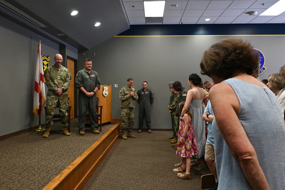 Maj. Matthew Ware Retires from the 117ARW