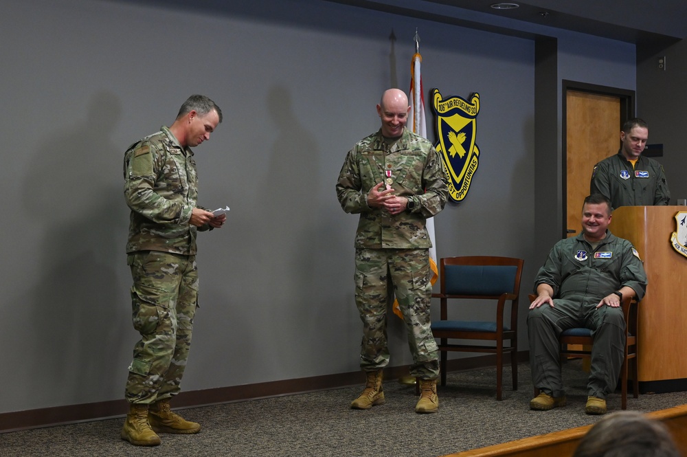 Maj. Matthew Ware Retires from the 117ARW