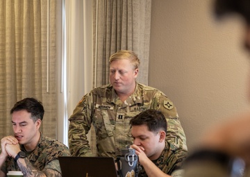 U.S. service members participate in defensive cyber operations during exercise Southern Defender 25