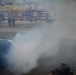Skyway Chariot: Emergency crews respond to simulated vehicle explosion